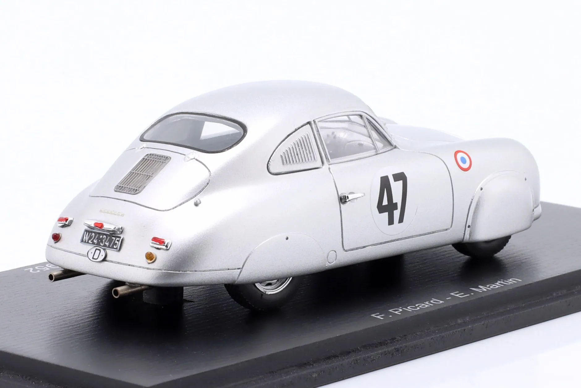 Porsche 356 SL Coupe #47 24h LeMans 1952 Lachaize, Martin 1:43 Spark