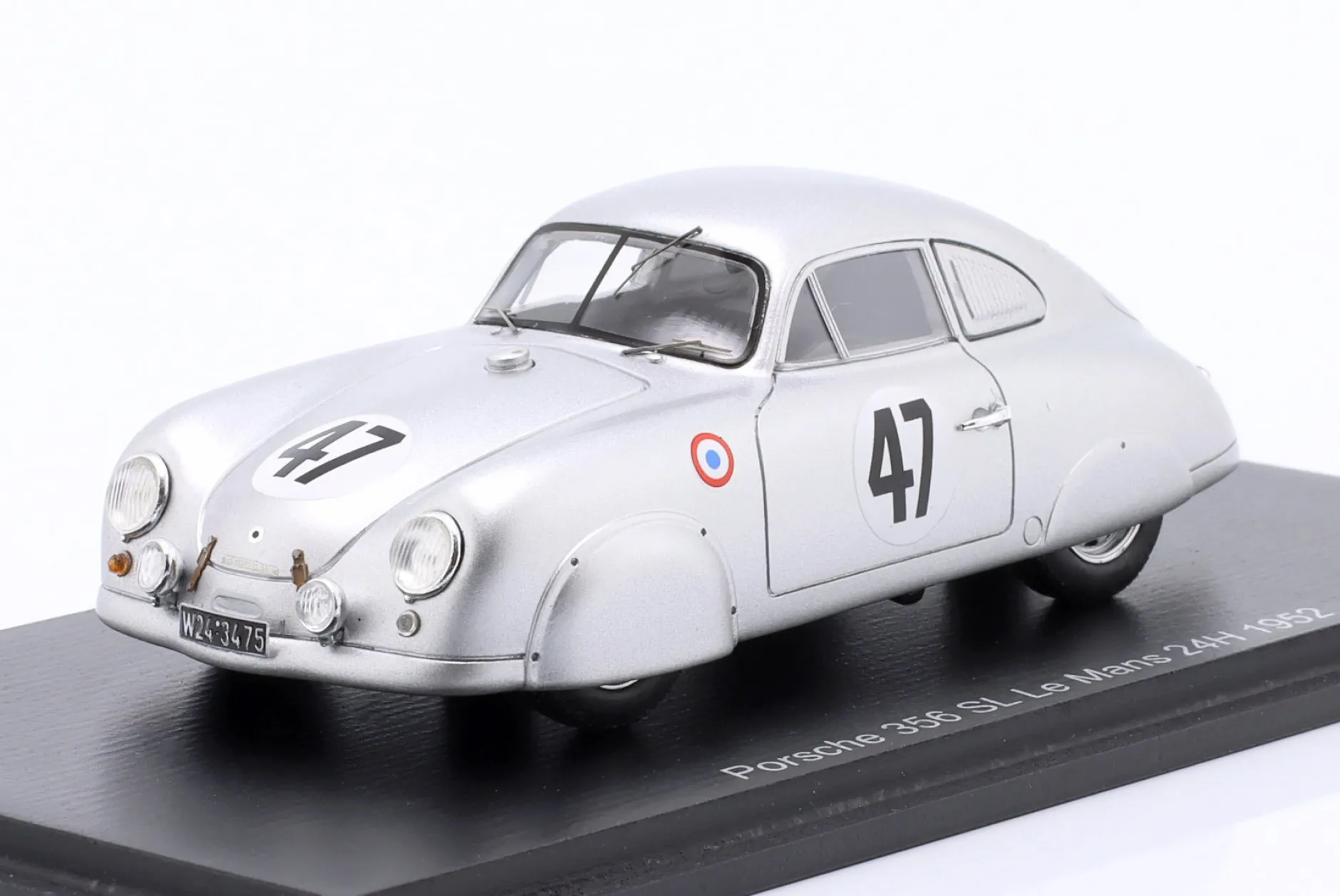 Porsche 356 SL Coupe #47 24h LeMans 1952 Lachaize, Martin 1:43 Spark