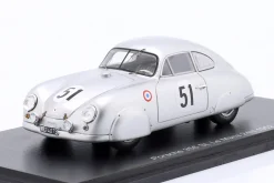 Porsche 356 SL Coupe #51 24h LeMans 1952 von Hanstein, Müller 1:43 Spark