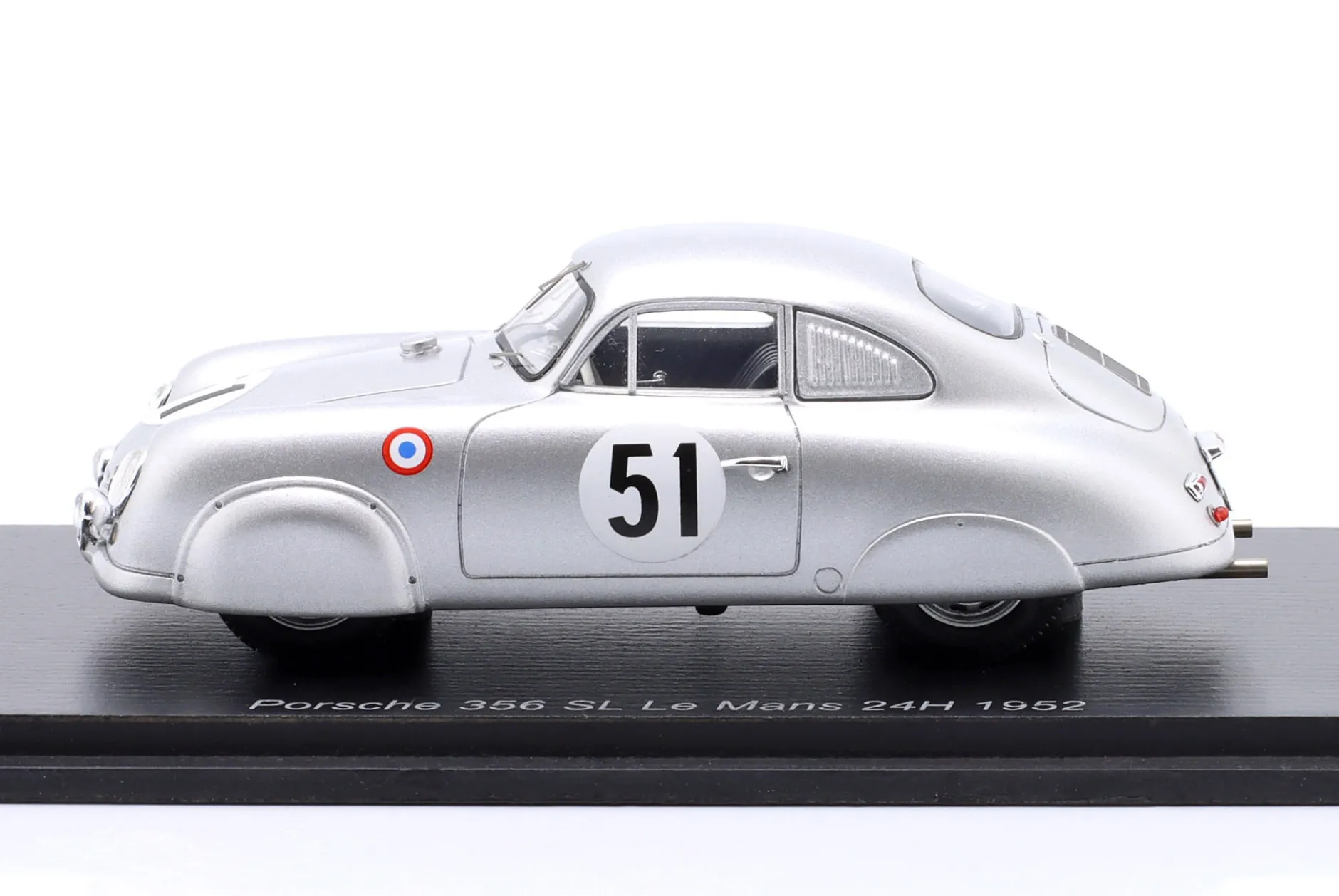 Porsche 356 SL Coupe #51 24h LeMans 1952 von Hanstein, Müller 1:43 Spark