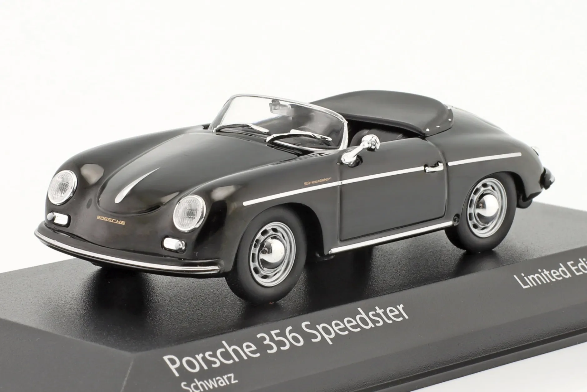 Porsche 356 Speedster Baujahr 1956 schwarz 1:43 Minichamps