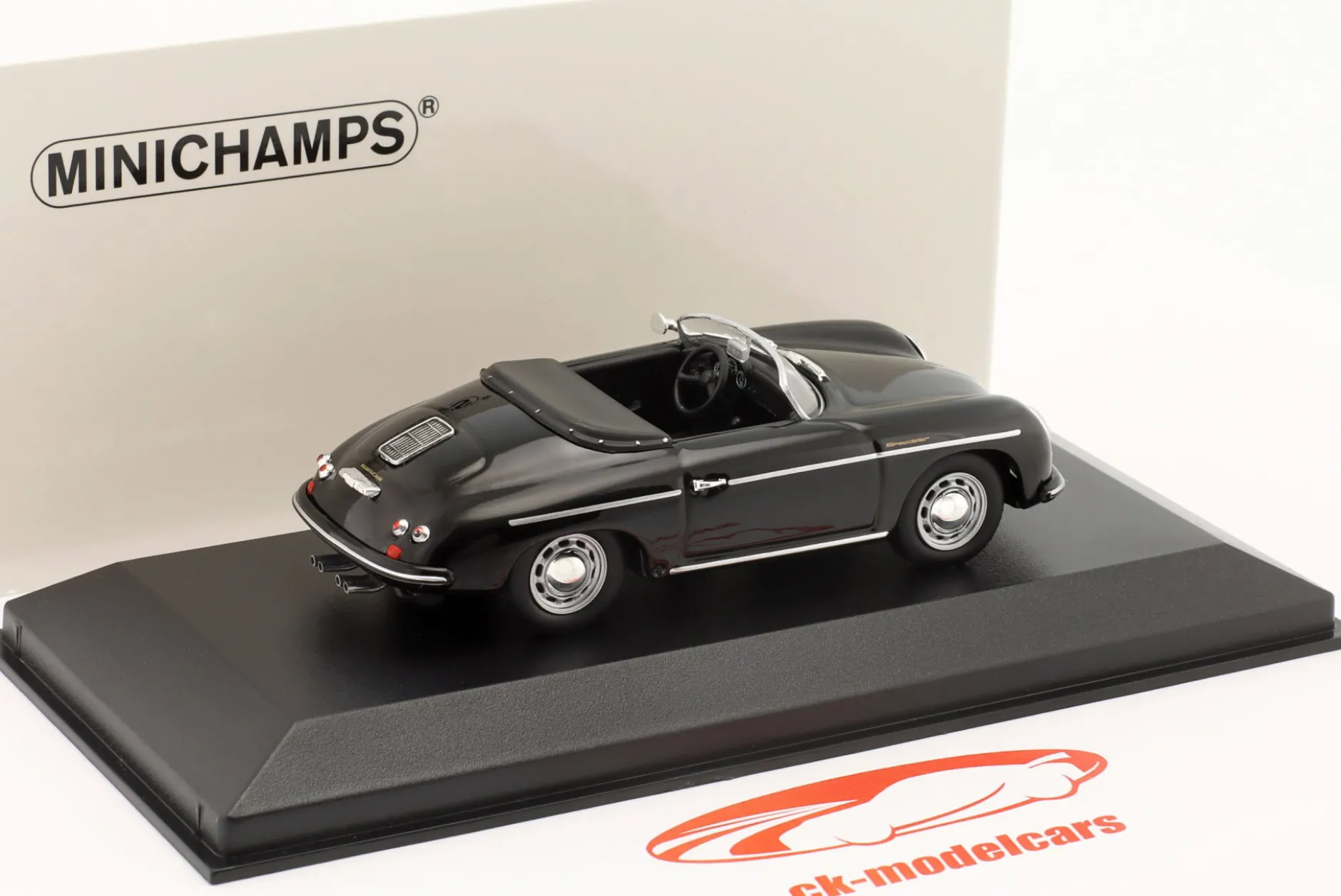 Porsche 356 Speedster Baujahr 1956 schwarz 1:43 Minichamps