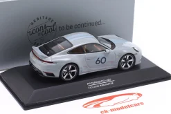 Porsche 911 (992) Sport Classic 2022 sportgraumetallic 1:43 Spark