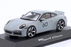 Porsche 911 (992) Sport Classic 2022 sportgraumetallic 1:43 Spark