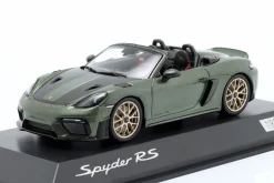 Porsche 718 (982) Spyder RS Baujahr 2024 grün metallic 1:43 Spark