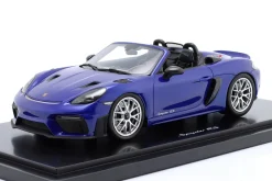 Porsche 718 (982) Spyder RS Baujahr 2024 San Marino blau 1:18 Spark