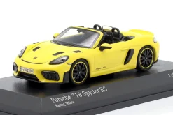 Porsche 718 (982) Spyder RS 2023 racing gelb 1:64 Tarmac Works / Minichamps