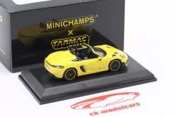 Porsche 718 (982) Spyder RS 2023 racing gelb 1:64 Tarmac Works / Minichamps