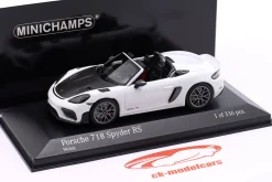 Porsche 718 Spyder RS Weissach-Paket 2023 weiß 1:43 Minichamps