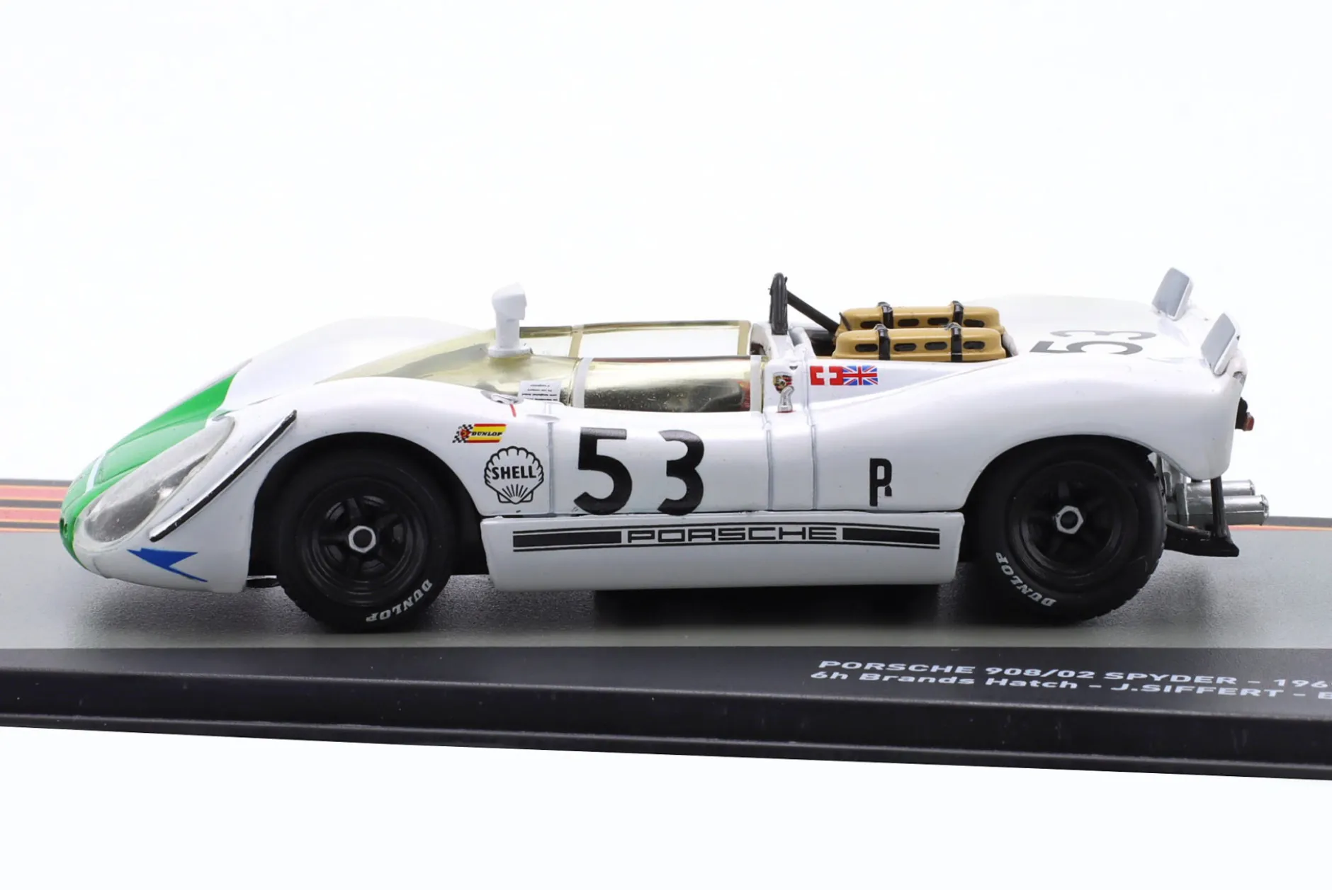 Porsche 908/2 Spyder #53 Sieger 6h Brands Hatch 1969 Siffert, Redman 1:43 Altaya