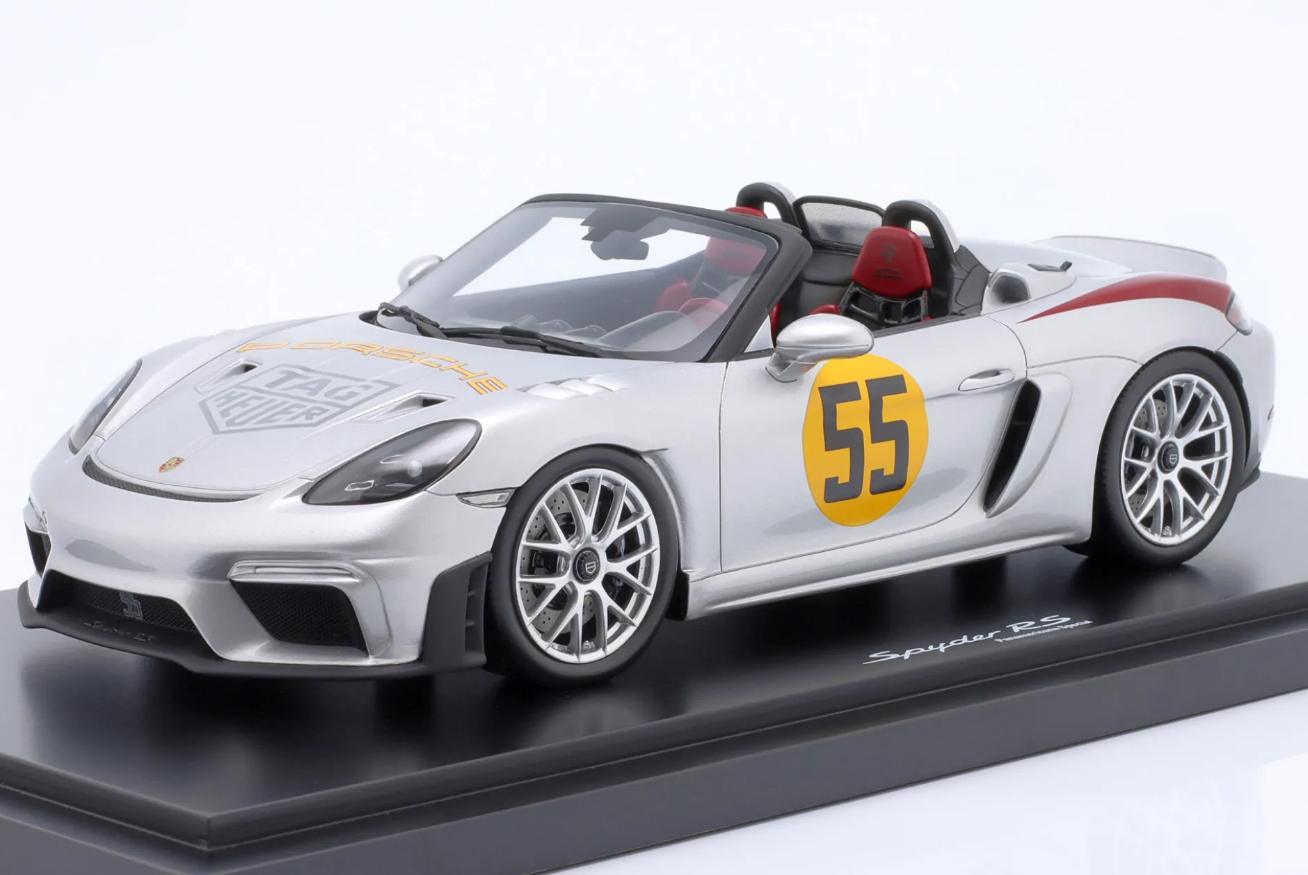 Porsche 718 (982) Spyder #55 Tribute Carrera Panamericana 1954 1:18 Spark