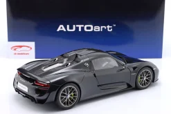 Porsche 918 Spyder Weissach Package 2013 schwarz metallic 1:12 AUTOart