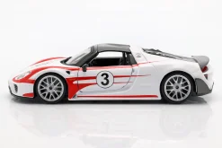 Porsche 918 Spyder Weissach #3 weiß 1:24 Bburago