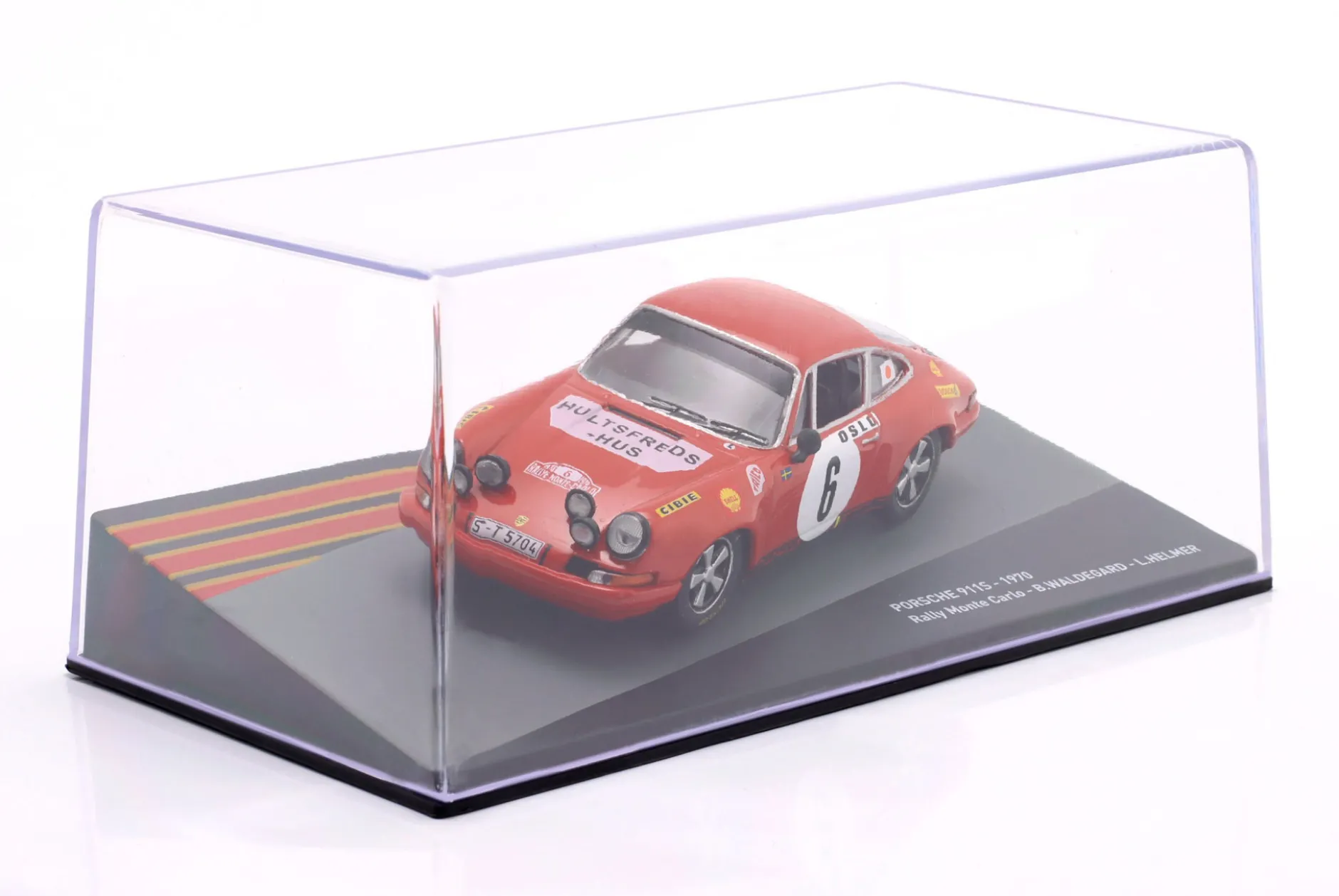 Porsche 911 S #6 Sieger Rallye Monte Carlo 1970 Waldegard, Helmer 1:43 Altaya