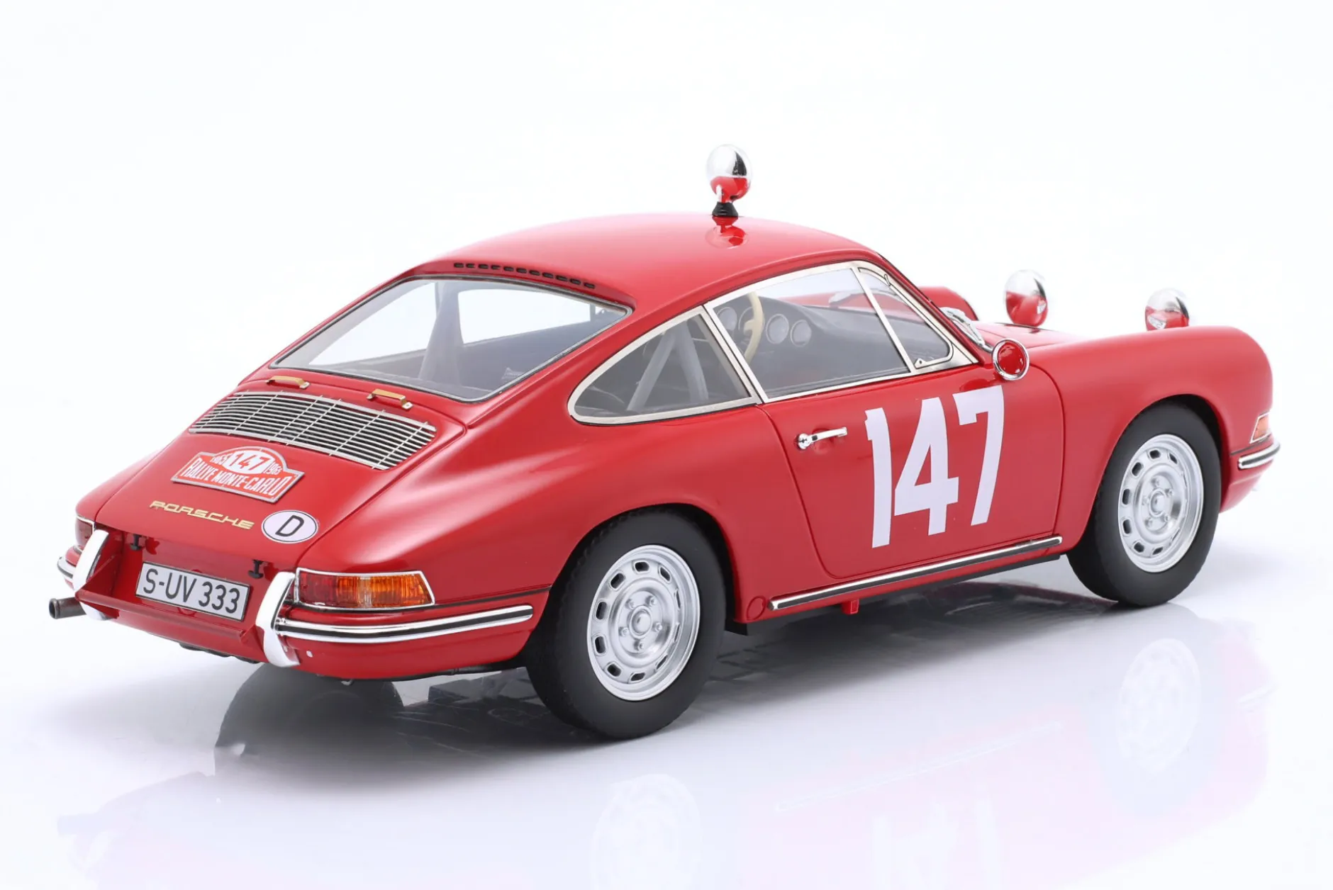 Porsche 911 S #147 5th Rallye Monte Carlo 1965 Linge, Falk 1:18 Matrix