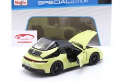 Porsche 911 (992.2) Targa 4 GTS Hybrid Baujahr 2025 gelb 1:18 Maisto