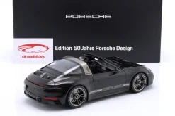 Porsche 911 (992) Targa 4 GTS 50 Jahre Porsche Design schwarz 1:18 Minichamps
