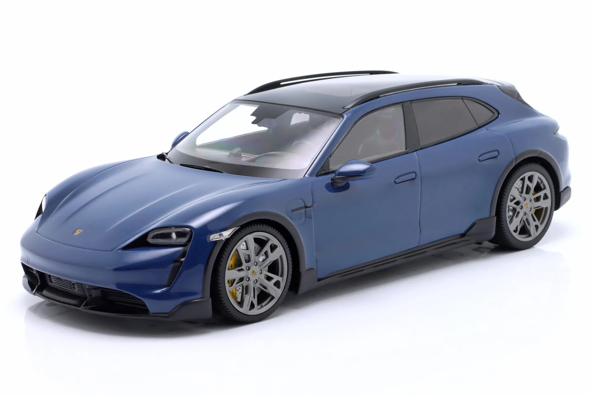 Porsche Taycan Cross Turismo Turbo S 2021 neptunblau 1:18 Minichamps