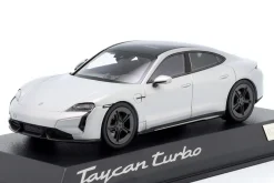 Porsche Taycan Turbo (J1 PA) eisgrau metallic 1:43 Norev