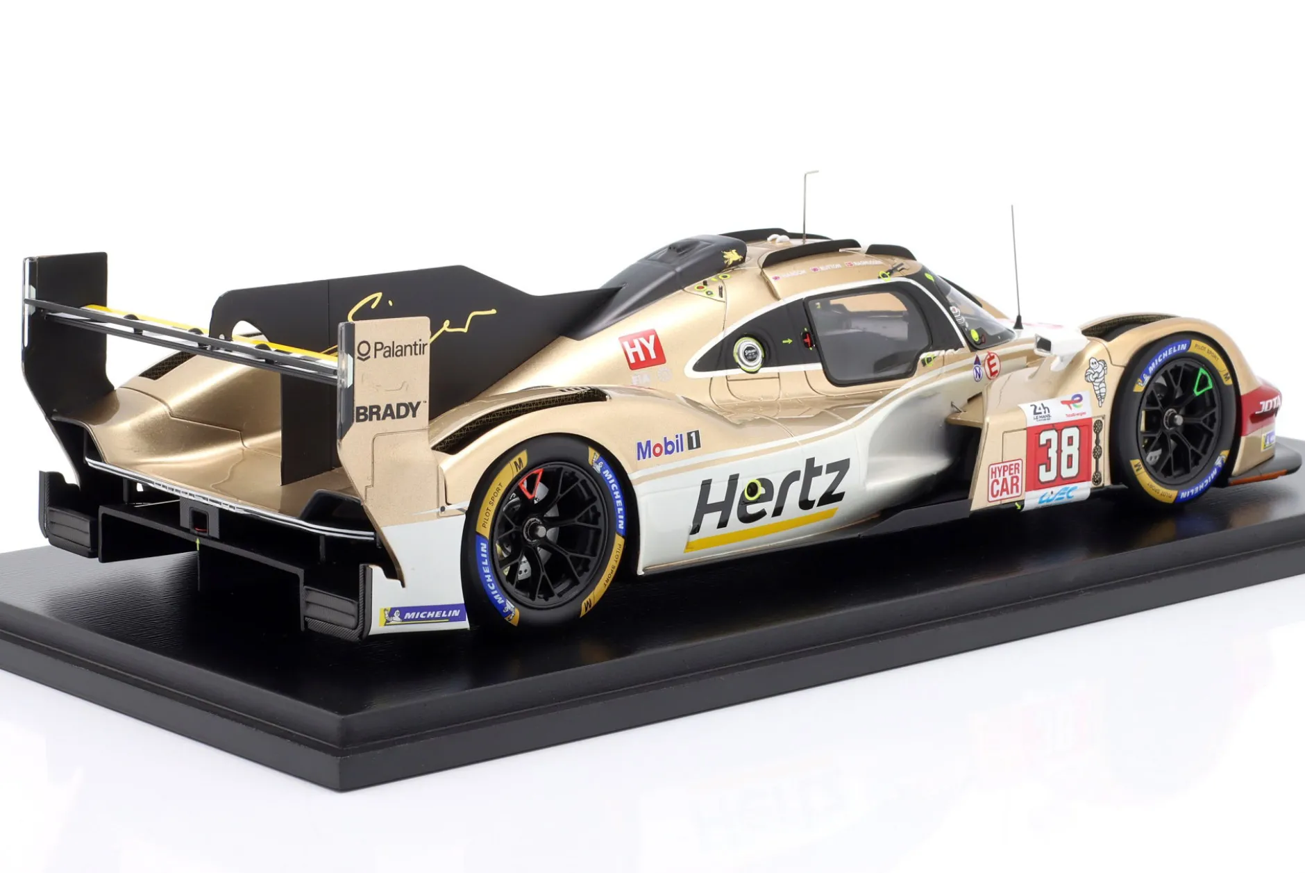 Porsche 963 #38 9th 24h LeMans 2024 Hertz Team Jota 1:18 Spark
