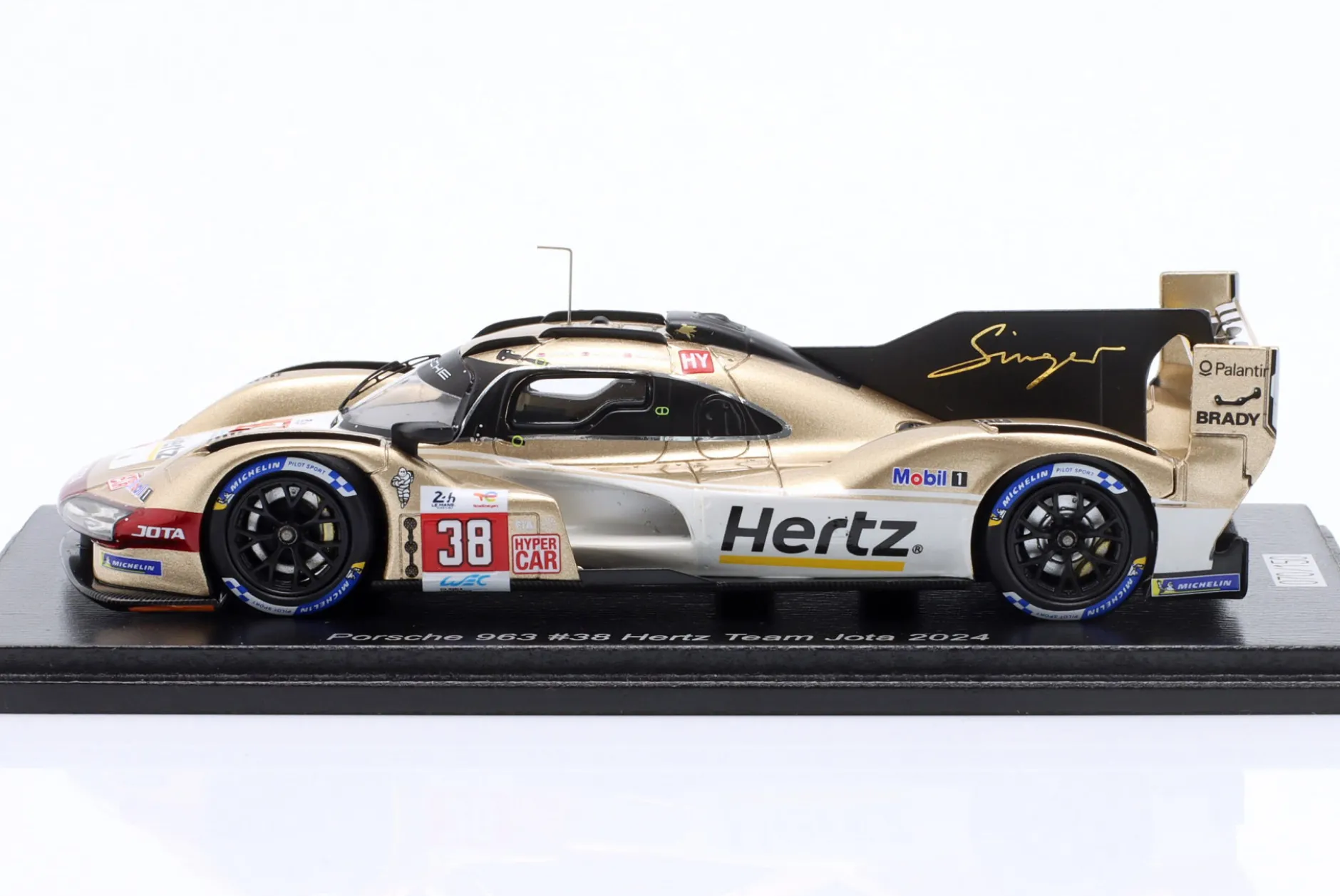 Porsche 963 #38 9th 24h LeMans 2024 Hertz Team Jota 1:43 Spark