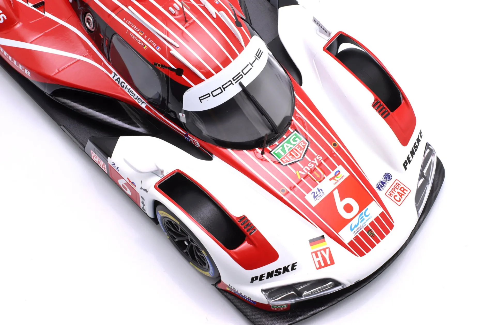 Porsche 963 #6 4th 24h LeMans 2024 Porsche Penske Motorsport 1:18 Ixo