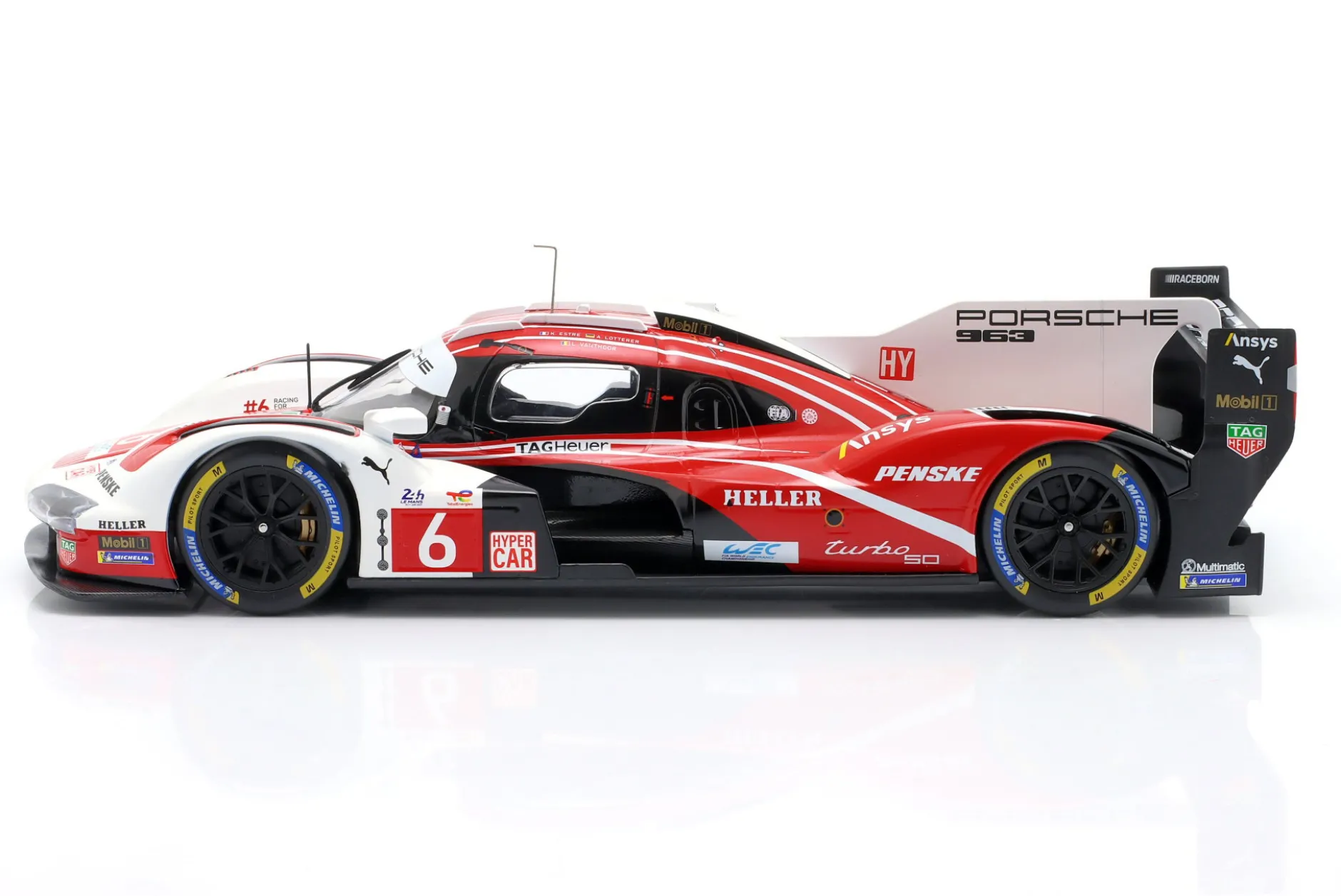 Porsche 963 #6 4th 24h LeMans 2024 Porsche Penske Motorsport 1:18 Ixo