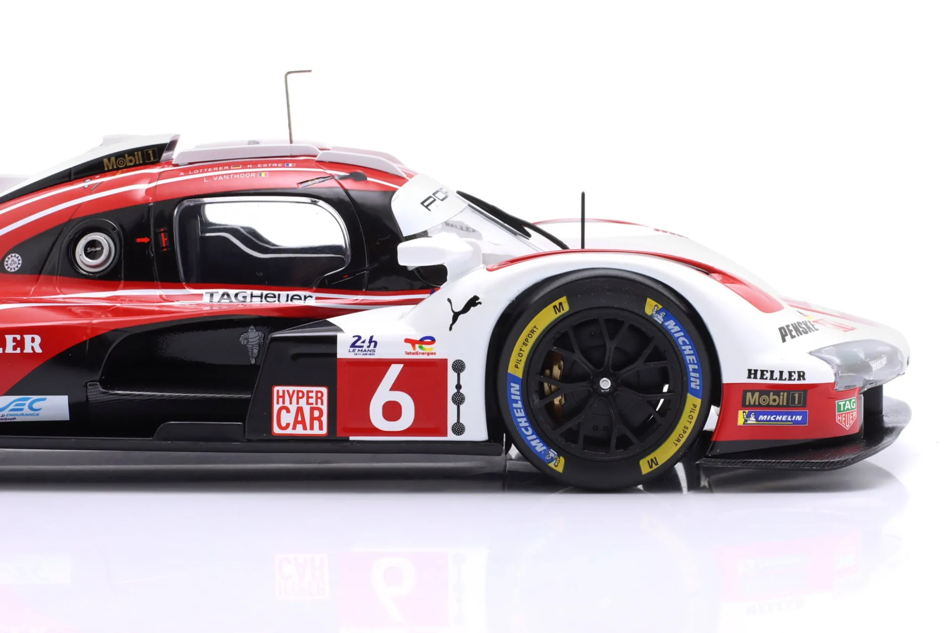 Porsche 963 #6 4th 24h LeMans 2024 Porsche Penske Motorsport 1:18 Ixo