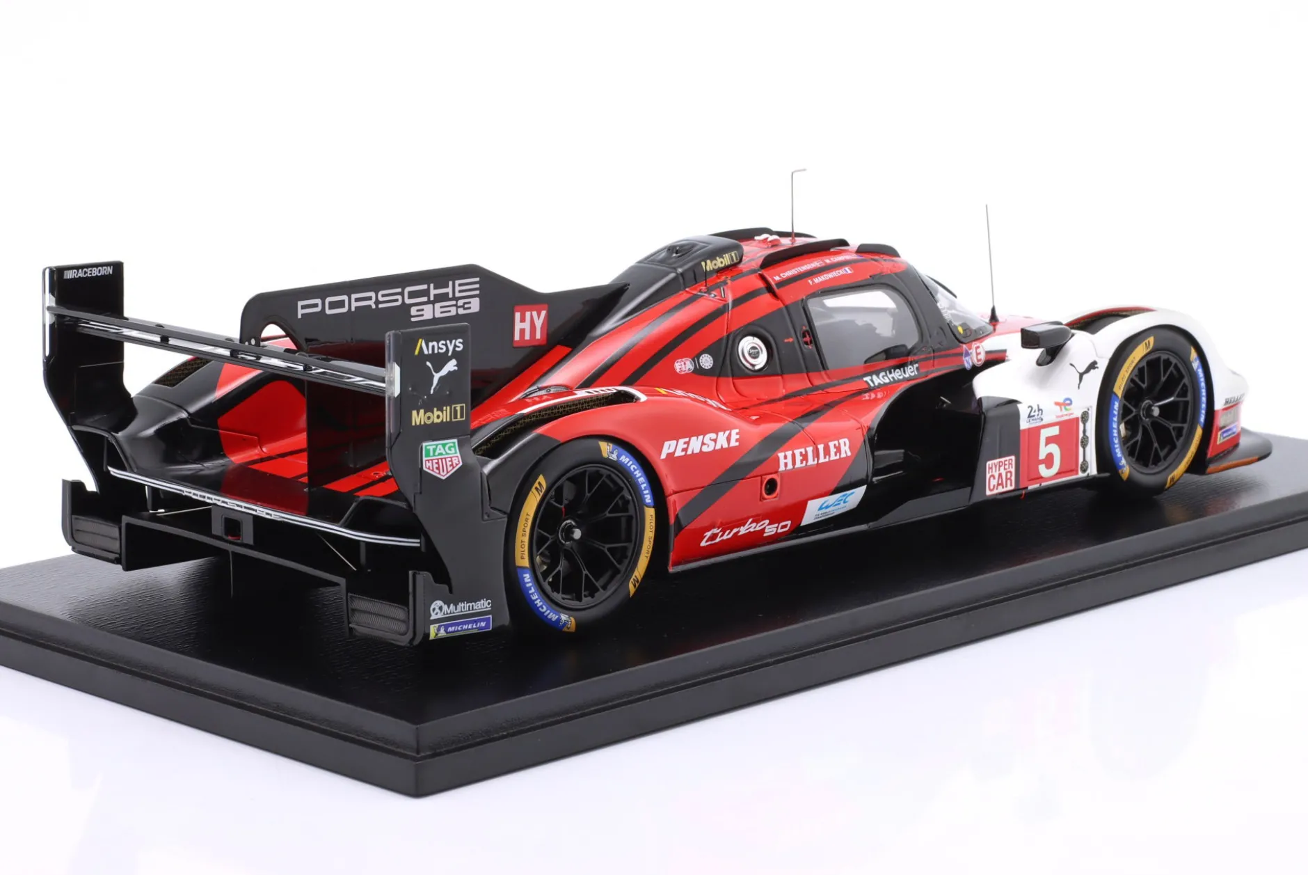 Porsche 963 #5 6th 24h LeMans 2024 Porsche Penske Motorsport 1:18 Spark