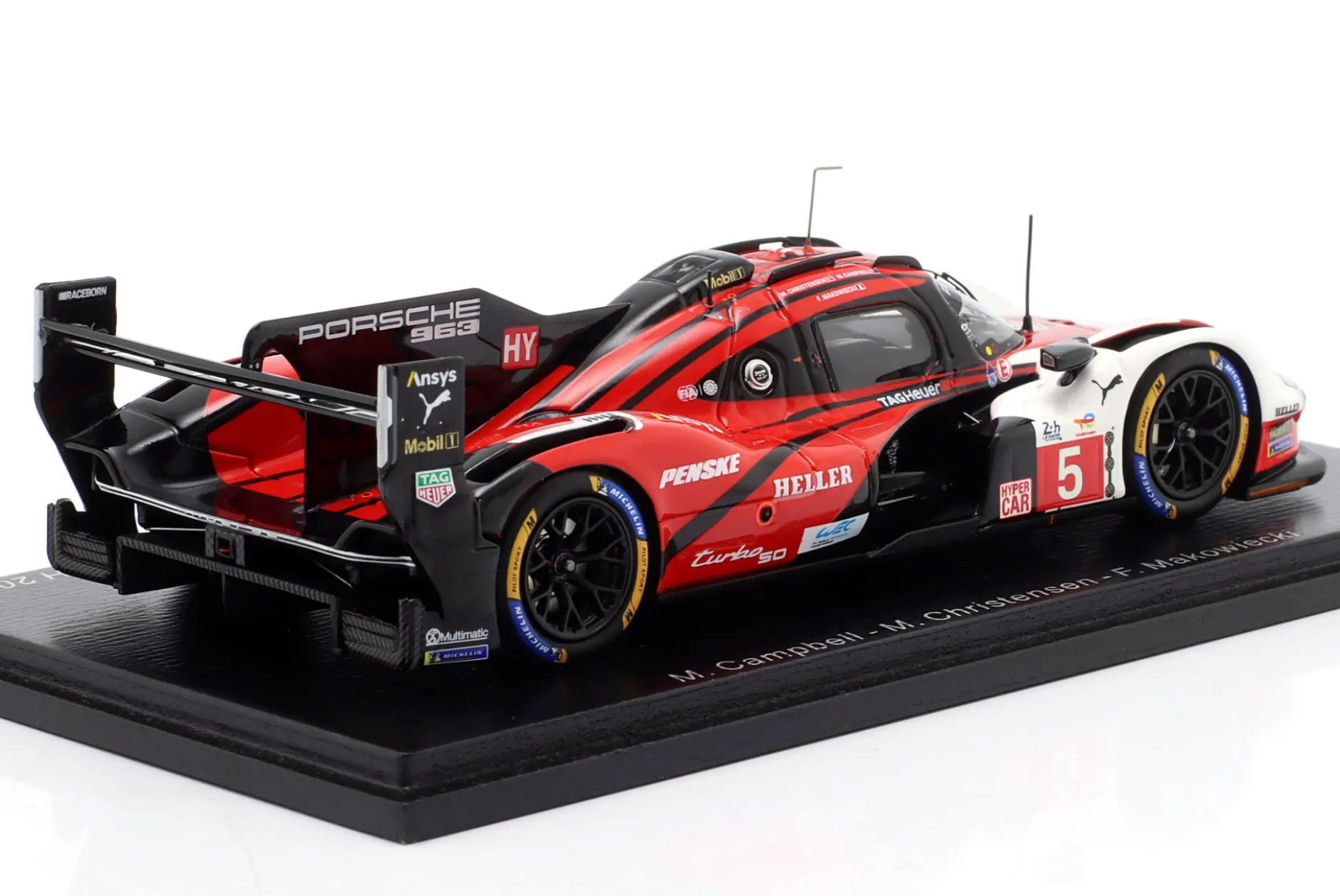 Porsche 963 #5 6th 24h LeMans 2024 Porsche Penske Motorsport 1:43 Spark
