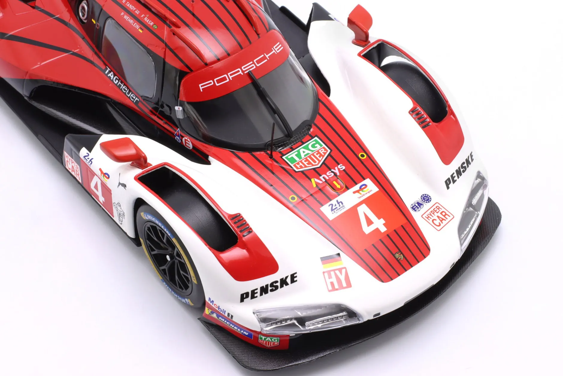 Porsche 963 #4 8th 24h LeMans 2025 Porsche Penske Motorsport 1:18 Ixo