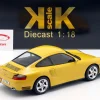 Porsche 911 (996) Turbo Baujahr 2000 gelb 1:18 KK-Scale