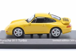 Porsche 911 (993) Turbo Baujahr 1995 gelb 1:43 Minichamps