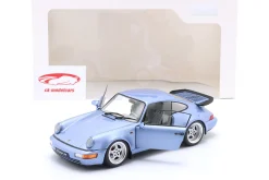 Porsche 911 (964) Turbo Baujahr 1990 horizontblau metallic 1:18 Solido