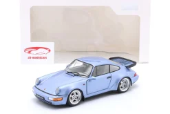 Porsche 911 (964) Turbo Baujahr 1990 horizontblau metallic 1:18 Solido