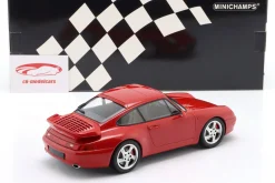 Porsche 911 (993) Turbo Baujahr 1995 indischrot 1:18 Minichamps