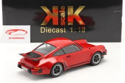 Porsche 911 (930) Turbo 3.0 Baujahr 1976 indischrot 1:18 KK-Scale
