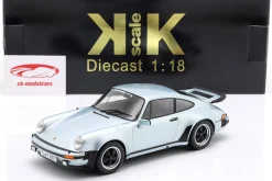 Porsche 911 (930) Turbo 3.0 Baujahr 1976 polarsilber 1:18 KK-Scale