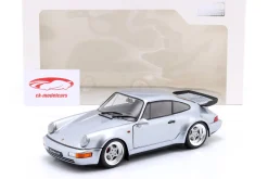 Porsche 911 (964) Turbo 3.6 Baujahr 1990 polarsilber 1:18 Solido