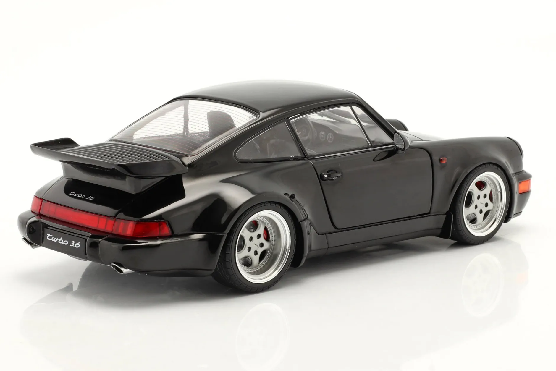 Porsche 911 (964) Turbo Baujahr 1990 schwarz 1:18 Solido
