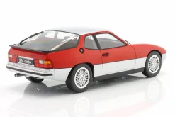 Porsche 924 Turbo Baujahr 1986 silber / rot 1:18 KK-Scale