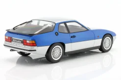 Porsche 924 Turbo Baujahr 1986 silber / blau 1:18 KK-Scale