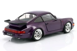 Porsche 911 (964) Turbo Baujahr 1990 violett-blau metallic 1:18 Solido