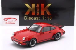 Porsche 911 (930) Turbo 3.3 Coupe Baujahr 1977 rot 1:18 KK-Scale