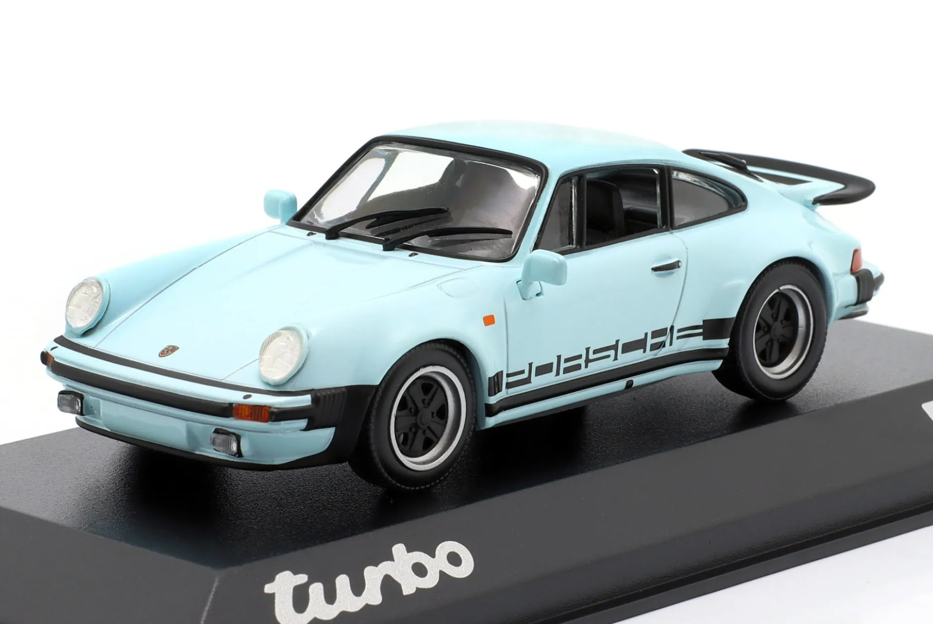 Porsche 911 (930) Turbo 50 Jahre Singapur polarblau 1:43 Minichamps