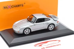 Porsche 911 Turbo S (993) Baujahr 1995 silber metallic 1:43 Minichamps
