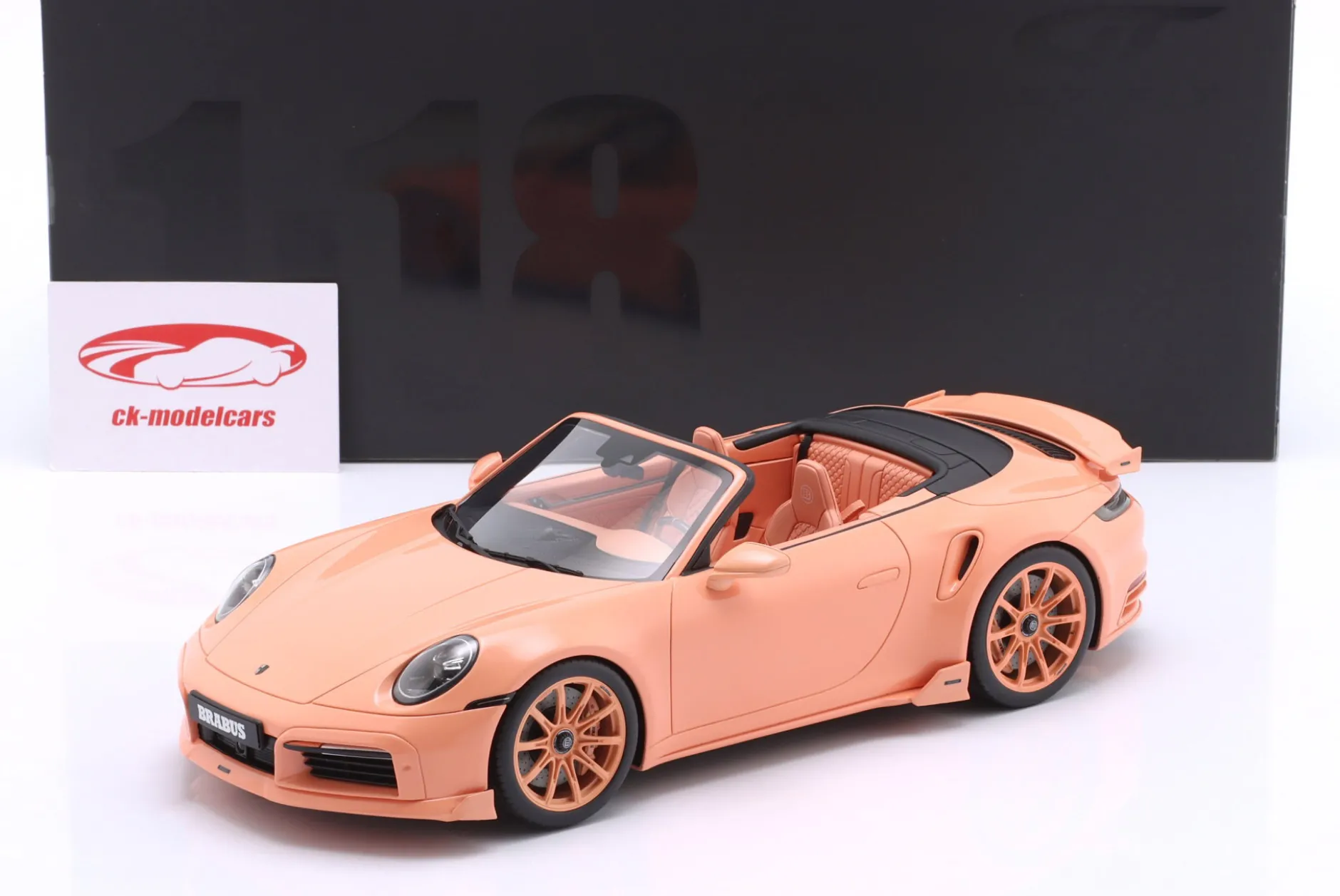 Porsche 911 Turbo S Brabus 900 Baujahr 2015 peetch 1:18 GT-Spirit