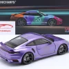 Porsche 911 (992) Turbo S Coupe Sport Design 2021 viola 1:18 Minichamps