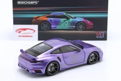 Porsche 911 (992) Turbo S Coupe Sport Design 2021 viola 1:18 Minichamps