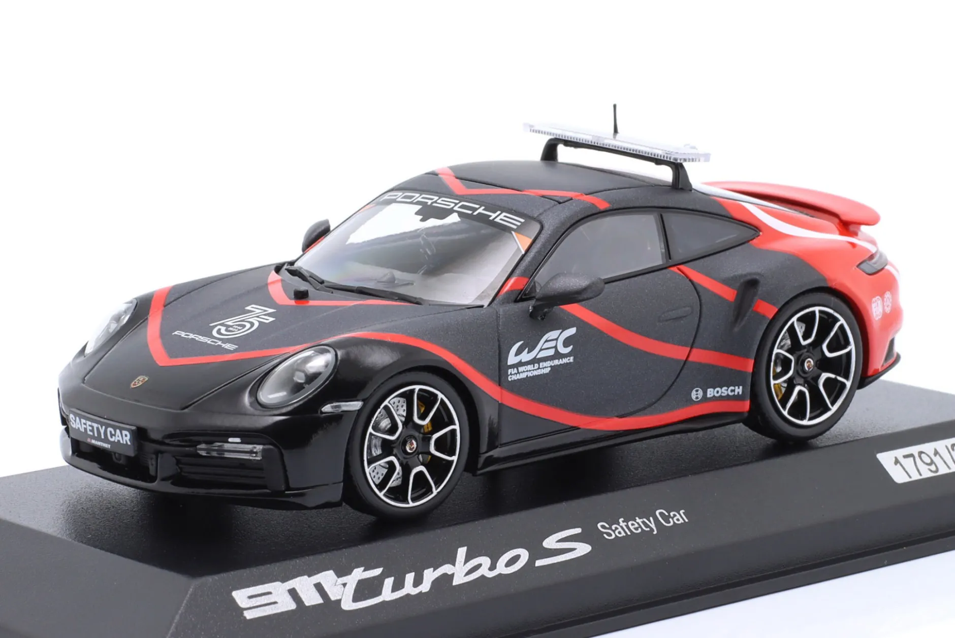 Porsche 911 (992) Turbo S Safety Car WEC 2023 1:43 Minichamps